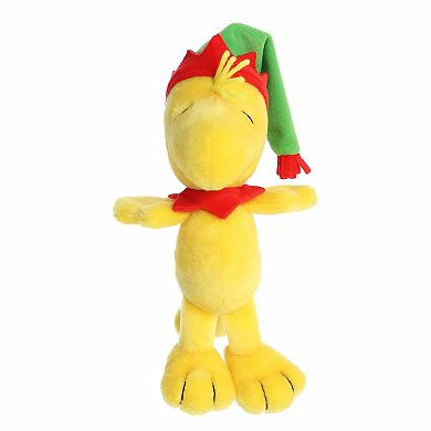 Aurora Medium Yellow Festive Stuffed Animal 8" Elf Woodstock Peanuts