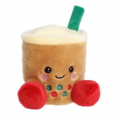 Aurora Mini Brown Festive Stuffed Animal 5" Chewy Festive Boba Palm Pals