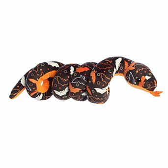Aurora Small Multicolor Spooky Stuffed Animal Wrist Wranglers Night Flight Snake