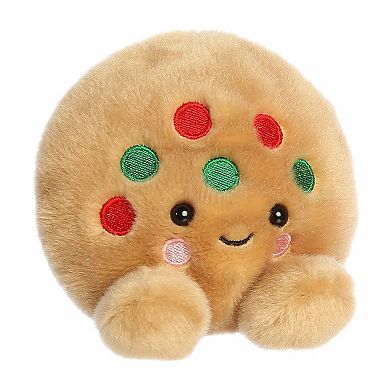 Aurora Mini Brown Festive Stuffed Animal 5" Kringle Cookie Palm Pals