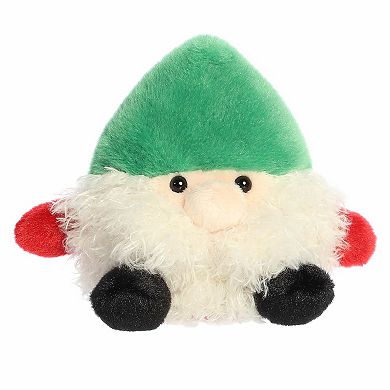 Aurora Mini Green Festive Stuffed Animal 5" Gnick Gnome Palm Pals