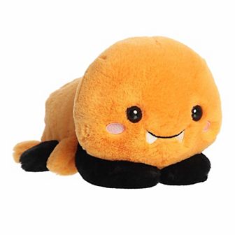 Aurora Small Orange Spooky Stuffed Animal 9" Simone Spider Too Cute