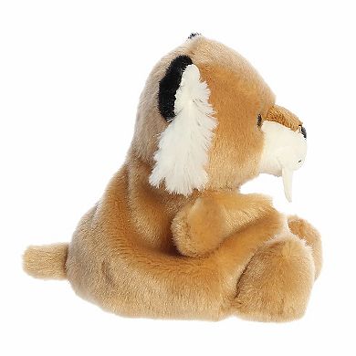 Aurora Mini Brown Adorable Stuffed Animal 5" Ash Saber Tooth Tiger Palm Pals