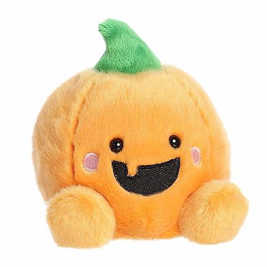 Aurora Mini Orange Spooky Stuffed Animal 5" Gourdon Jack O' Lantern Palm Pals