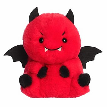 Aurora Mini Red Spooky Stuffed Animal 5" Danny Devil Rolly Pet