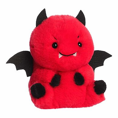 Aurora Mini Red Spooky Stuffed Animal 5" Danny Devil Rolly Pet