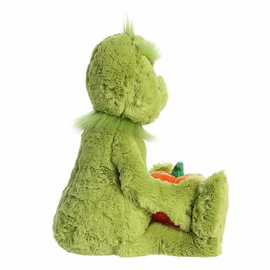 Aurora Medium Green Spooky Stuffed Animal 16" Jack-O-Lantern Grinch Dr. Seuss