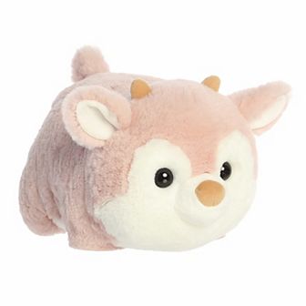 Aurora Medium Pink Festive Stuffed Animal 10" Pinkee Reindeer Spudsters