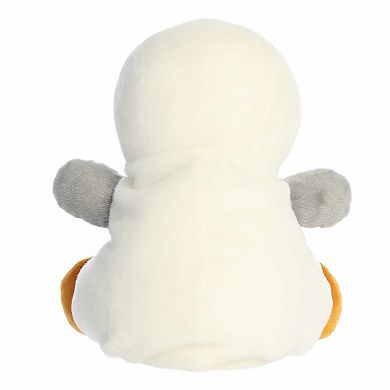 Aurora Medium White Adorable Stuffed Animal Party Sized 13" Buoy Seagull With Fry Palm Pals