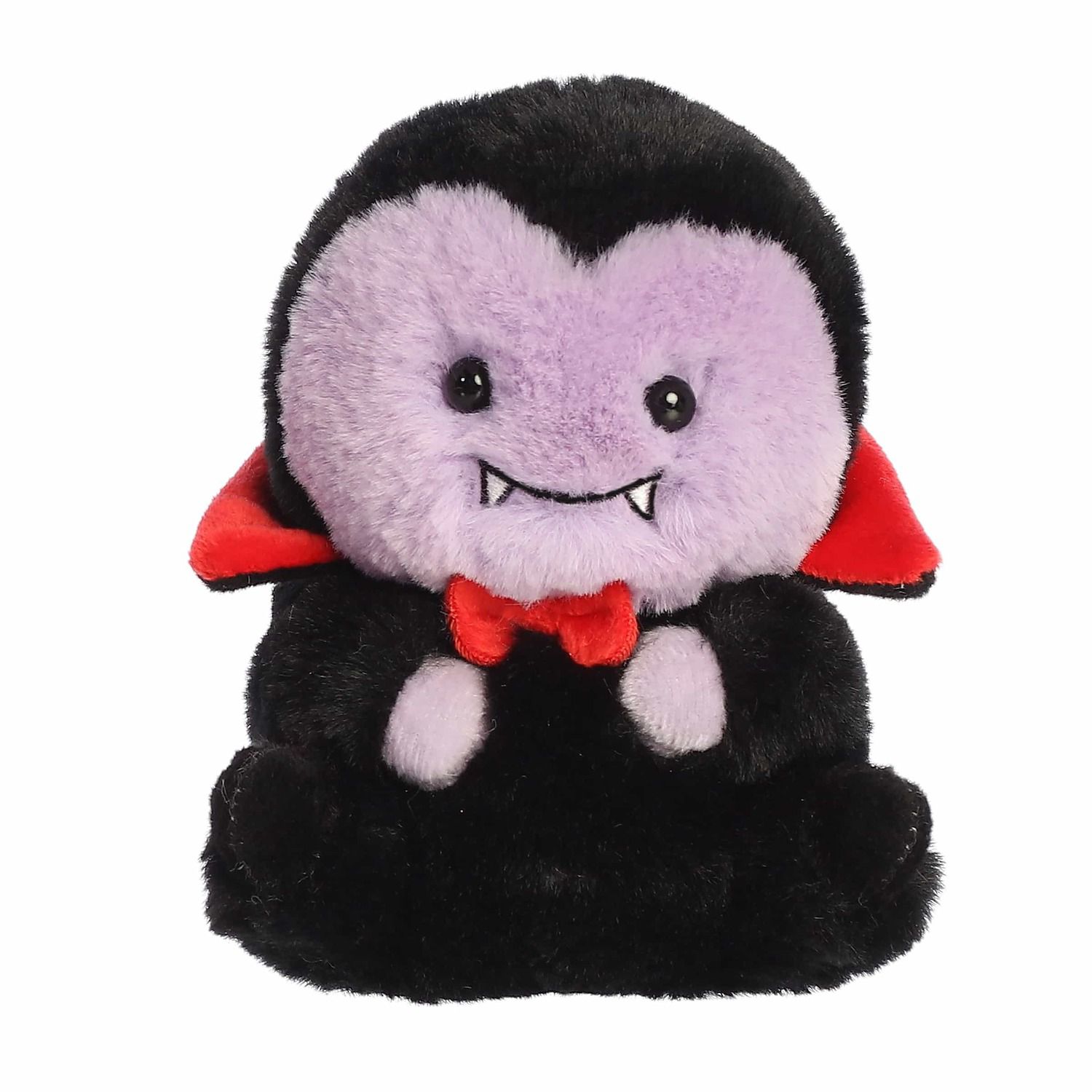 Детская мягкая игрушка Aurora Mini Purple Spooky Stuffed Animal 5" Vaughn Vampire Rolly Pet — фото 1