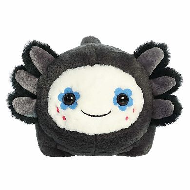 Aurora Medium Black Spooky Stuffed Animal 10" Stacy Sugar Skull Axolotl Spudsters