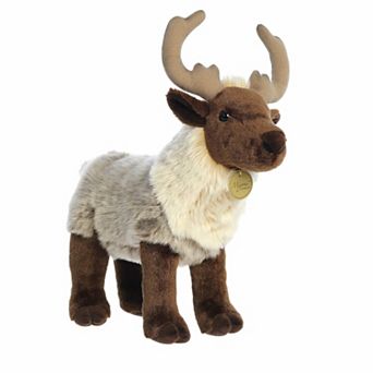 Aurora Large Brown Realistic Stuffed Animal 14" Reindeer Miyoni
