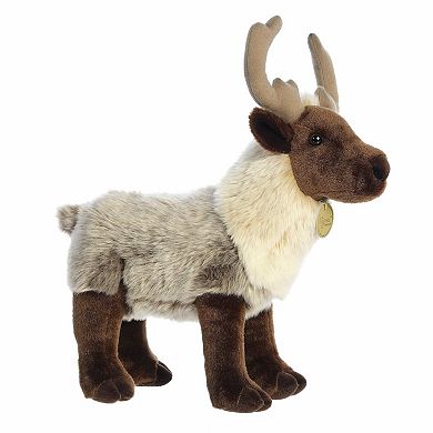 Aurora Large Brown Realistic Stuffed Animal 14" Reindeer Miyoni