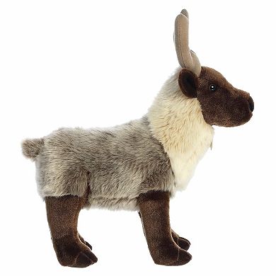 Aurora Large Brown Realistic Stuffed Animal 14" Reindeer Miyoni