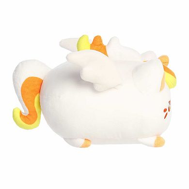 Aurora Small White Spooky Stuffed Animal 7" Candy Corn Pegasus Meowchi Tasty Peach