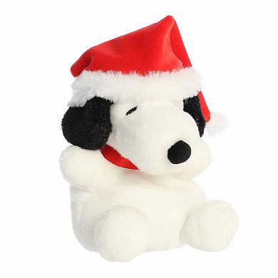 Aurora Mini White Festive Stuffed Animal Palm Pals 5" Santa Snoopy Peanuts