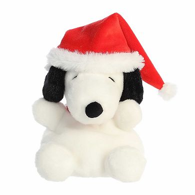 Aurora Mini White Festive Stuffed Animal Palm Pals 5" Santa Snoopy Peanuts