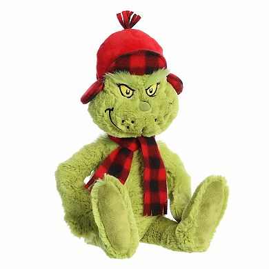 Aurora Medium Green Whimsical Stuffed Animal 16" Wilderness Grinch Dr. Seuss