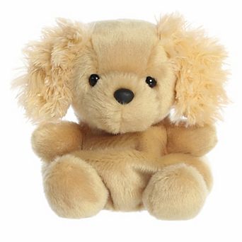 Aurora Mini Brown Adorable Stuffed Animal 5" Oatmeal Goldendoodle Palm Pals