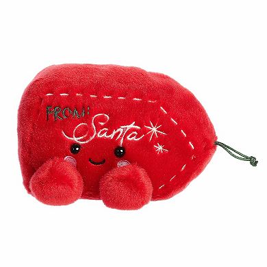 Aurora Mini Red Festive Stuffed Animal 5" Eudora Gift Tag Palm Pals