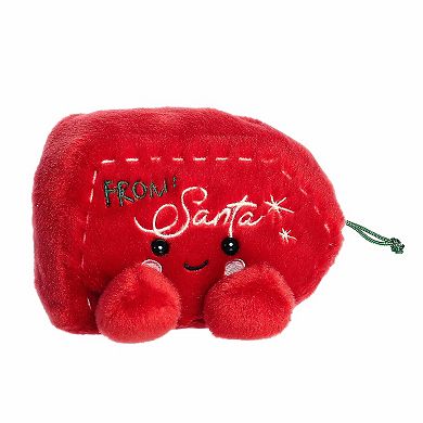 Aurora Mini Red Festive Stuffed Animal 5" Eudora Gift Tag Palm Pals