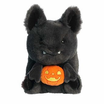Aurora Mini Black Spooky Stuffed Animal 5" Benedict Bat Rolly Pet