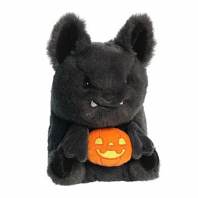 Aurora Mini Black Spooky Stuffed Animal 5" Benedict Bat Rolly Pet