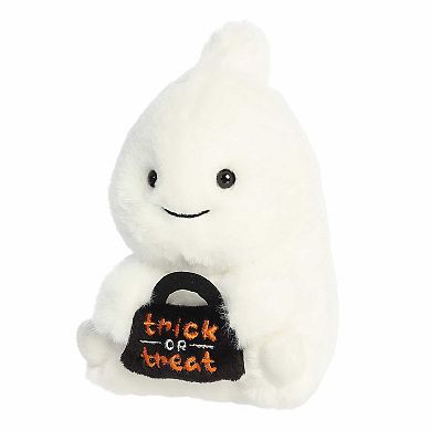 Aurora Mini White Spooky Stuffed Animal 5" Glenice Ghost Rolly Pet