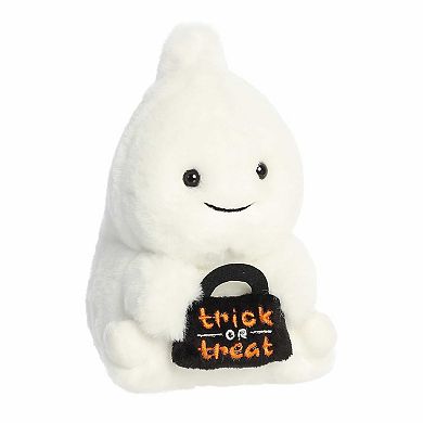 Aurora Mini White Spooky Stuffed Animal 5" Glenice Ghost Rolly Pet