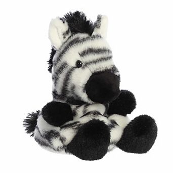 Aurora Mini White Adorable Stuffed Animal 5" Grévy Zebra Palm Pals