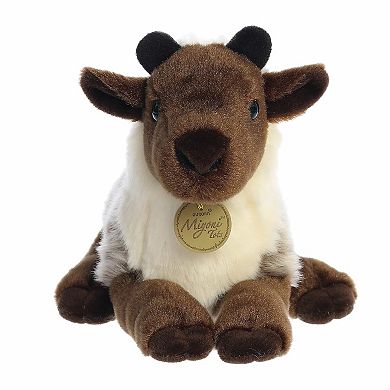 Aurora Small Brown Adorable Stuffed Animal 10" Reindeer Calf Miyoni Tots