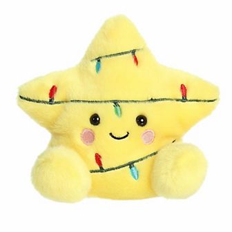 Aurora Mini Yellow Festive Stuffed Animal 5" Navi Star Topper Palm Pals