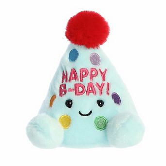 Aurora Mini Blue Adorable Stuffed Animal 5" Viva Party Hat Palm Pals