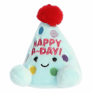 Aurora Mini Blue Adorable Stuffed Animal 5" Viva Party Hat Palm Pals