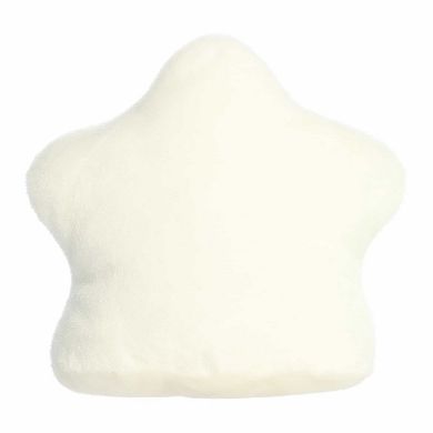 Aurora Small White Festive Stuffed Animal Party-Sized 8" Glisten Snowflake Palm Pals