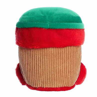 Aurora Mini Red Festive Stuffed Animal 5" Jo Peppermint Mocha Palm Pals