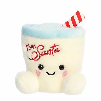 Aurora Mini White Festive Stuffed Animal 5" Kris Milk Palm Pals