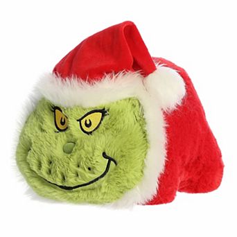 Aurora Small Green Festive Stuffed Animal Spudsters 10" Santa Grinch Dr. Seuss
