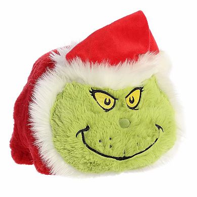 Aurora Small Green Festive Stuffed Animal Spudsters 10" Santa Grinch Dr. Seuss