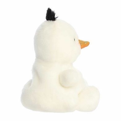 Aurora Mini White Festive Stuffed Animal 5" Freeze Snowman Palm Pals