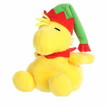 Aurora Mini Yellow Festive Stuffed Animal Palm Pals 5" Elf Woodstock Peanuts