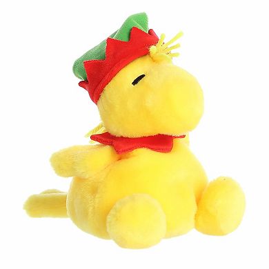 Aurora Mini Yellow Festive Stuffed Animal Palm Pals 5" Elf Woodstock Peanuts