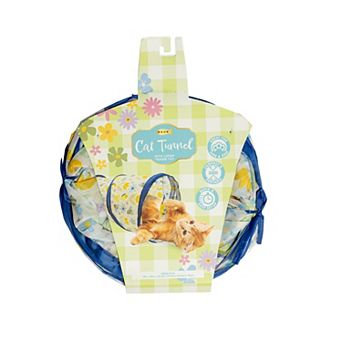 Meow Cat Tunnel with Catnip Teaser Toy