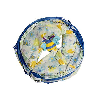 Meow Cat Tunnel with Catnip Teaser Toy