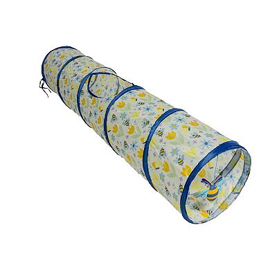 Meow Cat Tunnel with Catnip Teaser Toy