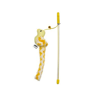 Meow Bird Tail Teaser Interactive Cat Toy
