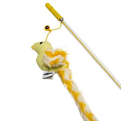 Meow Bird Tail Teaser Interactive Cat Toy
