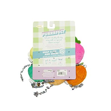 Meow 6-Pack Fruits Catnip Plush Interactive Pet Toys