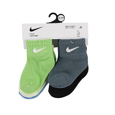 Baby & Toddler Nike Swoosh Ankle Socks 6-Pack