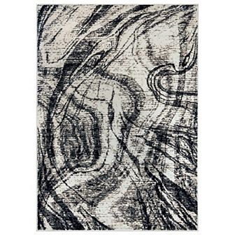 World Rug Gallery Distressed Abstract Rug